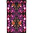 behang kaleidoskoop-motief roze en oranje