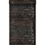 behang grote verweerde roestige metalen platen met klinknagels zwart en donker petrol blauw