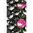 behang magnolia zwart en roze
