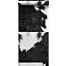 XXL behang koeienhuid-look zwart wit
